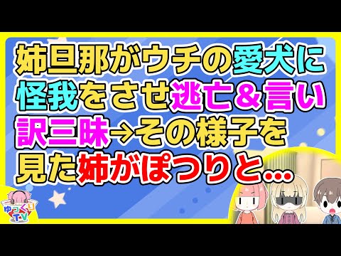 【2ch】姉旦那がウチの愛犬に怪我をさせ謝りもせず逃亡。捕まえた後は言い訳のオンパレードで、その様子を見た姉が…【2ch面白いスレ 2chまとめ】