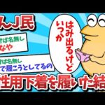 【悲報】なんJ民、女性用下着を履いた結果ｗｗｗ【2ch面白いスレ】【ゆっくり解説】